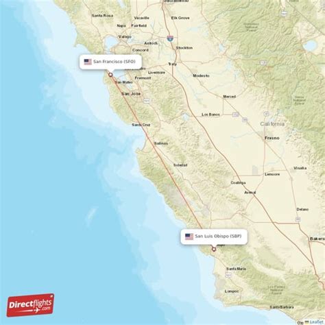 Direct flights from San Francisco to San Luis Obispo